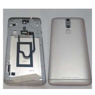 Tapa trasera o tapa bateria dorada para ZTE Axon Mini B2016 mas boton home mas lente camara