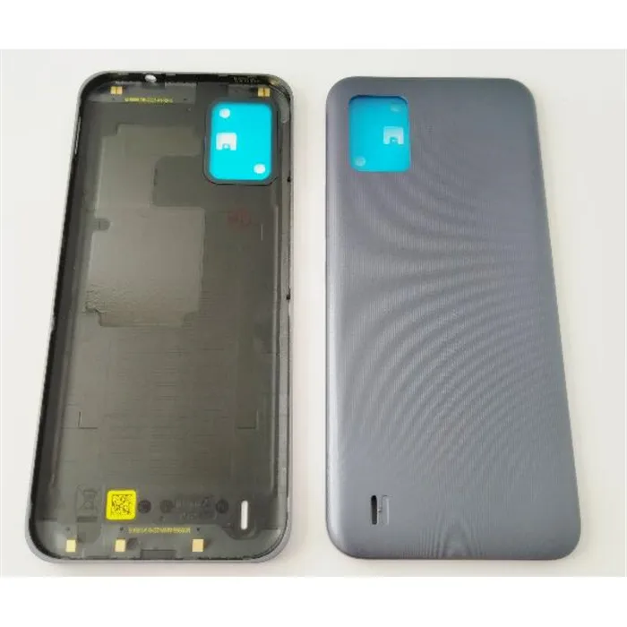 Tapa trasera o tapa bateria gris para Zte Blade A52 Lite 