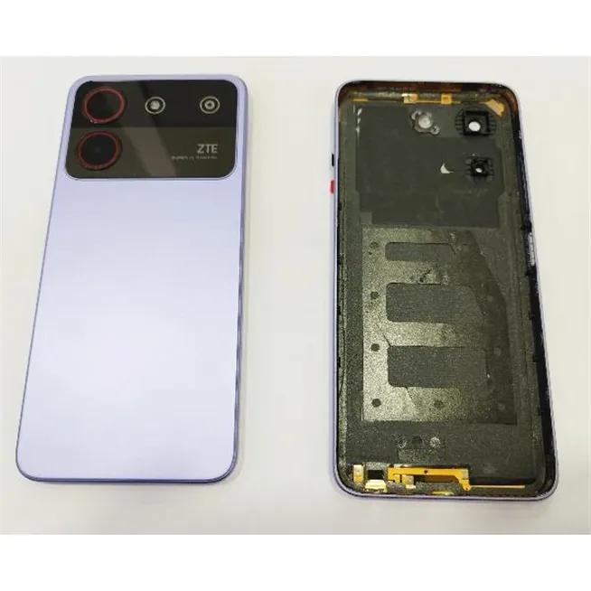 Tapa Trasera o Tapa Bateria color morado para ZTE Blade A54 4G calidad premium