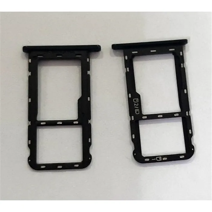 Soporte o bandeja dual sim negra para ZTE Blade A71 2021 A7030 calidad premium
