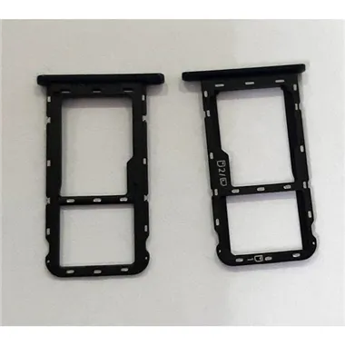Soporte o bandeja dual sim negra para ZTE Blade A71 2021 A7030 calidad premium