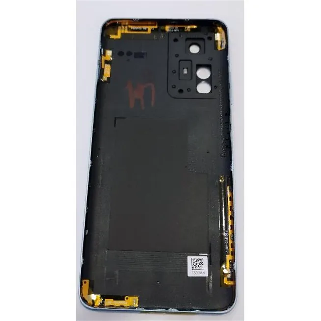 Tapa trasera o tapa bateria azul para ZTE Blade A72s con lente de camara