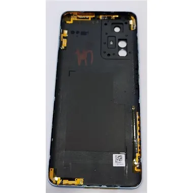 Tapa trasera o tapa bateria azul para ZTE Blade A72s con lente de camara