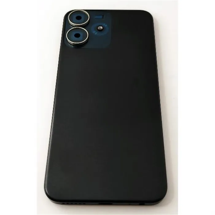 Tapa trasera o tapa bateria negra para ZTE Blade A73 4G