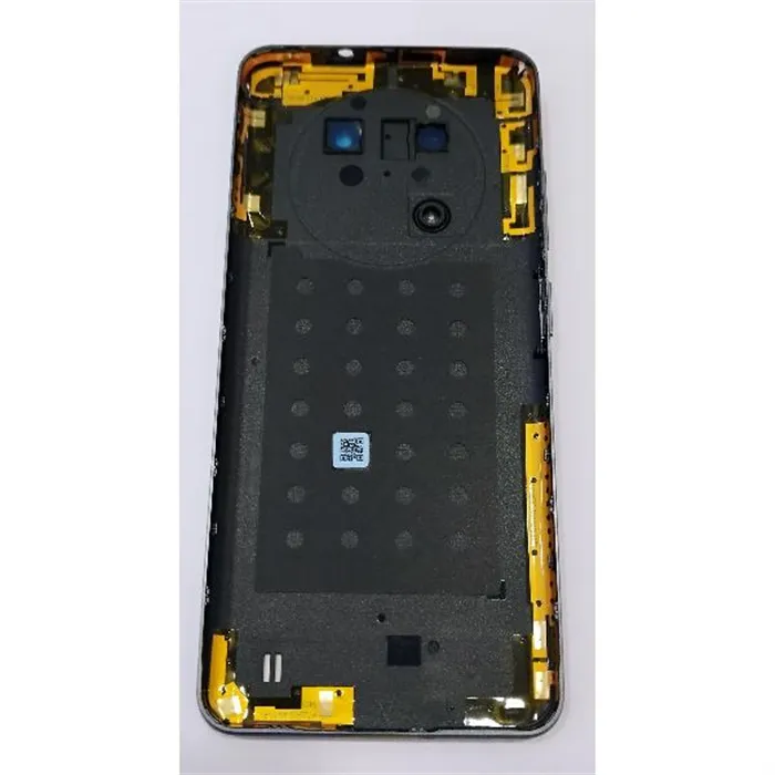 Tapa trasera o tapa bateria gris para ZTE Blade A73 5G