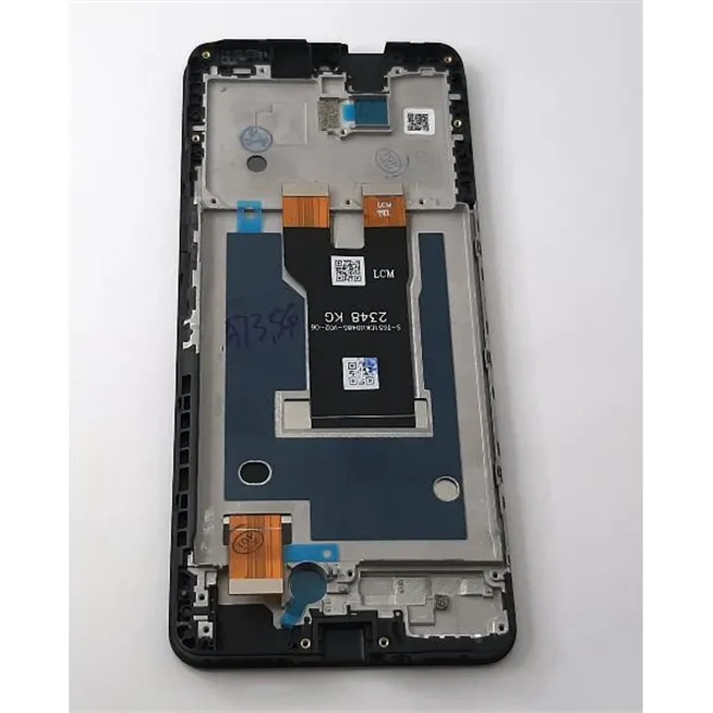 Pantalla lcd para ZTE Blade A73 5G mas tactil negro mas marco negro calidad premium