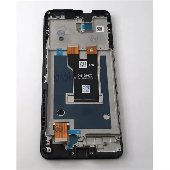 Pantalla lcd para ZTE Blade A73 5G mas tactil negro mas marco negro calidad premium