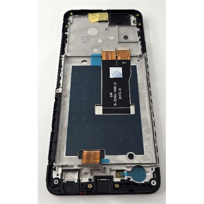 Pantalla lcd para ZTE Blade A75 5G mas tactil negro con marco negro calidad premium