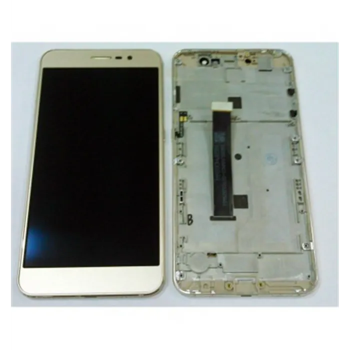 ZTE Blade A910 pantalla lcd + tactil dorado + marco premium