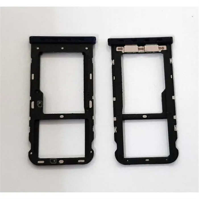 Soporte o bandeja dual sim negra para ZTE Blade V10 calidad premium