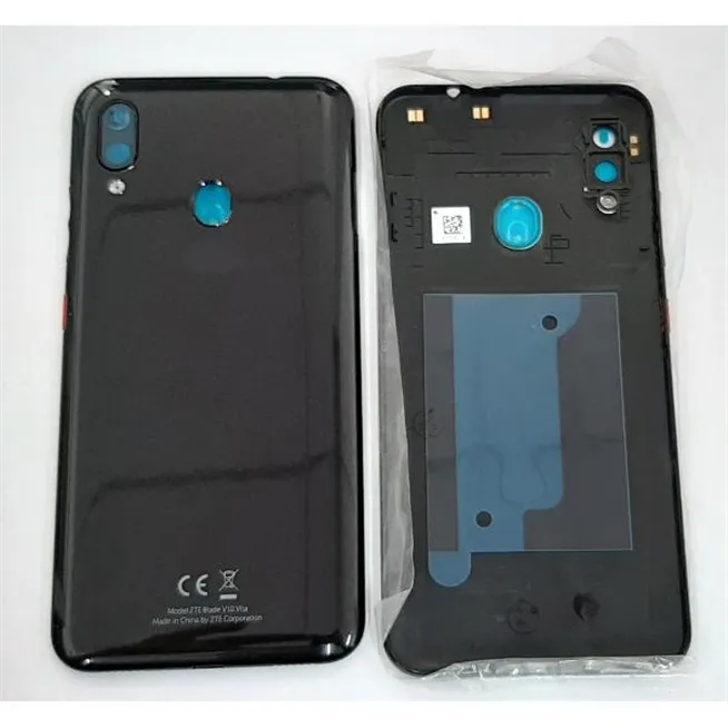 Tapa trasera o tapa bateria negra para ZTE blade V10 vita mas cubierta camara