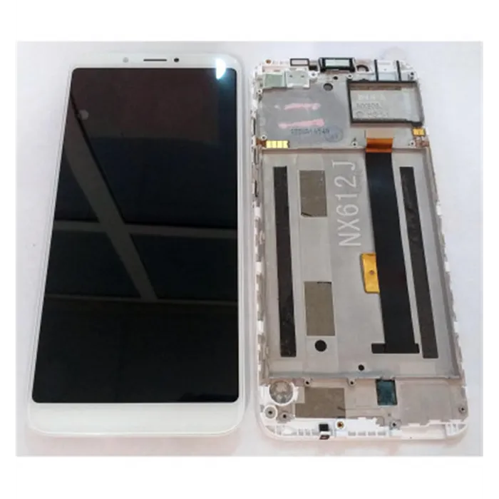 Pantalla lcd para ZTE Blade V18 mas tactil blanco mas marco blanco