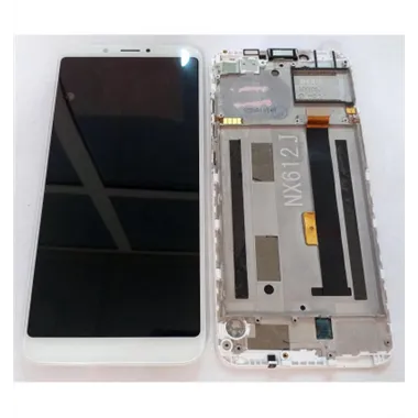 Pantalla lcd para ZTE Blade V18 mas tactil blanco mas marco blanco