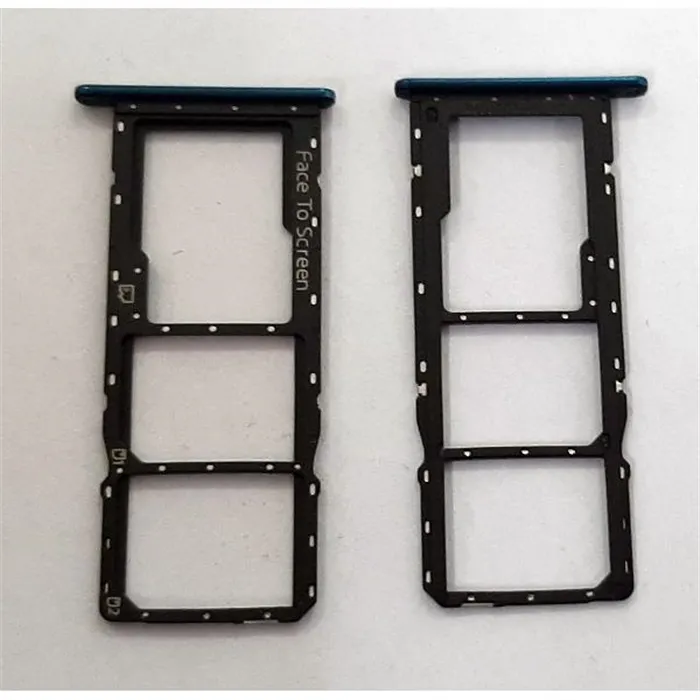 Soporte o bandeja sim azul para ZTE Blade V40 Vita calidad premium