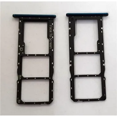 Soporte o bandeja sim azul para ZTE Blade V40 Vita calidad premium