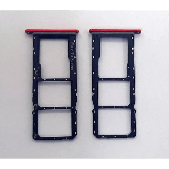 Soporte o bandeja sim roja para ZTE Blade V40 Vita calidad premium