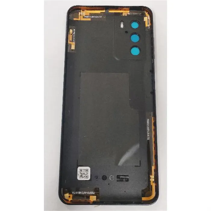 Tapa trasera o tapa bateria gris para Zte Blade V40 vita mas cubierta camara calidad premium