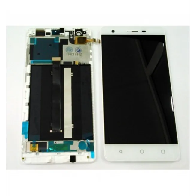 ZTE Blade V770 Orange Neva 80 TT175S pantalla lcd + táctil blanco + marco premium