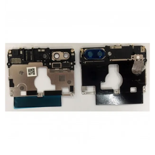 ZTE Blade V9 carcasa intermedia + cubierta camara azul premium