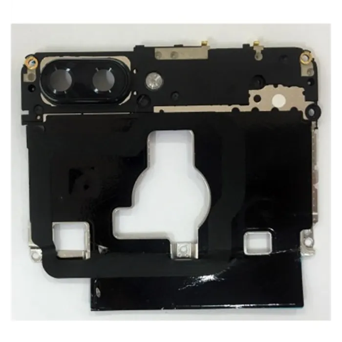 ZTE Blade V9 carcasa intermedia + cubierta camara negra premium