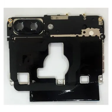 ZTE Blade V9 carcasa intermedia + cubierta camara negra premium