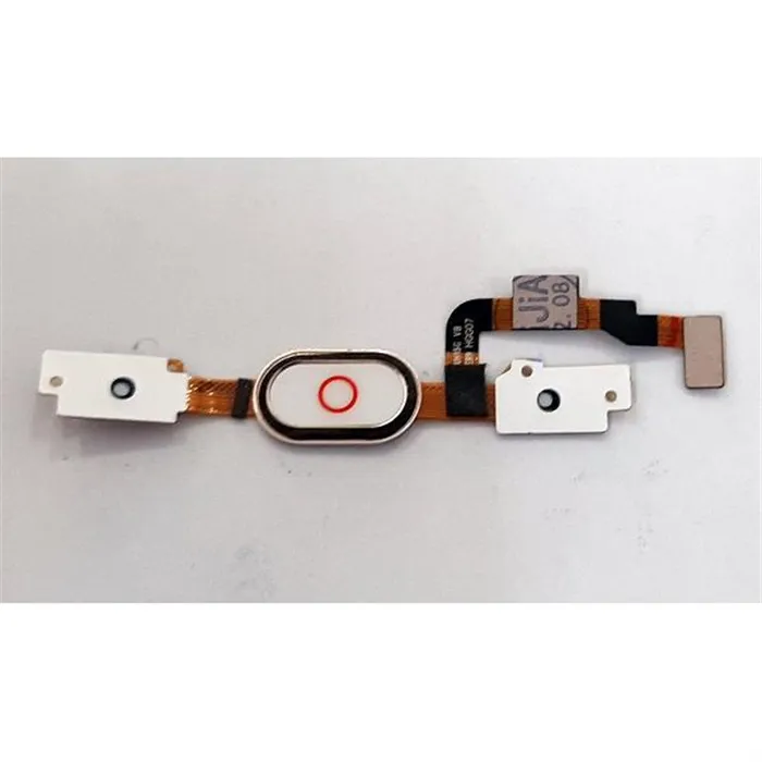 Flex boton home blanco para ZTE Nubia M2 NX551J calidad premium