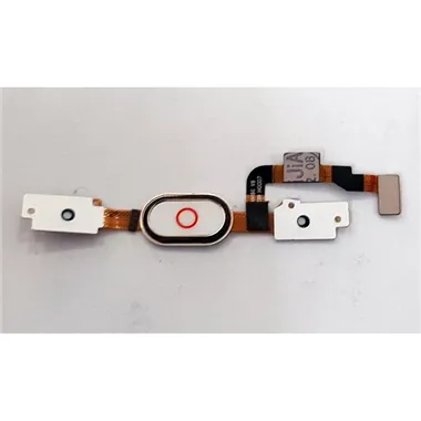 Flex boton home blanco para ZTE Nubia M2 NX551J calidad premium