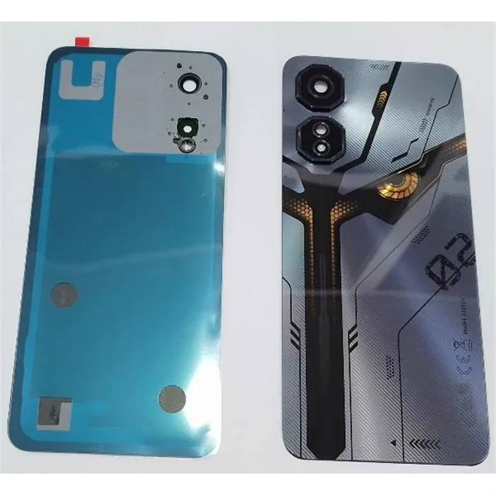 Tapa trasera o tapa bateria azul para ZTE Nubia Neo 2 5G con lente de camara