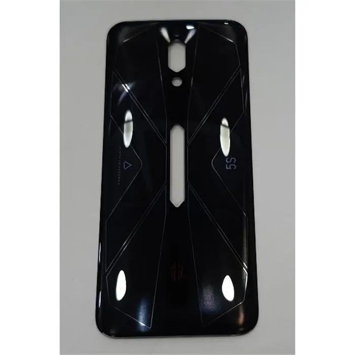 Tapa trasera o tapa bateria negra para ZTE Nubia Red Magic 5s calidad premium