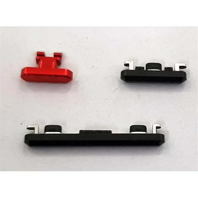 Set 3 botones rojo/negro para ZTE Nubia Red Magic 5S calidad premium