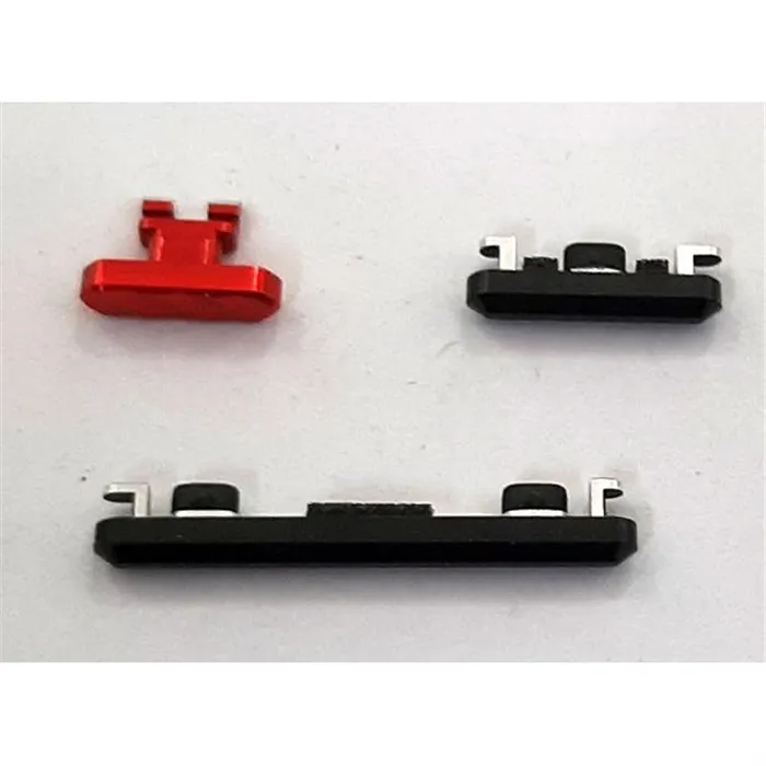 Set 3 botones rojo/negro para ZTE Nubia Red Magic 5S calidad premium