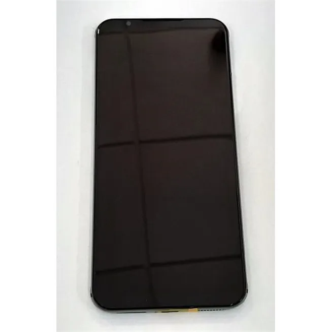 Pantalla lcd para ZTE Nubia Red Magic 5S mas tactil negro mas marco plata calidad premium