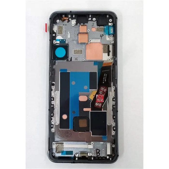Pantalla lcd para ZTE Nubia Red Magic 6S Pro mas tactil negro mas marco plata calidad premium