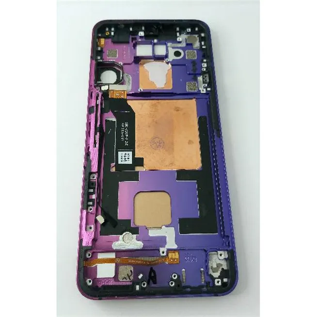 Pantalla lcd mas tactil negro con marco azul para ZTE Nubia Red Magic 7 Pro compatible(tiene reconocimiento facia