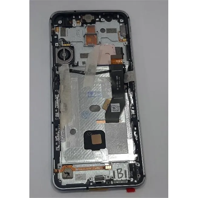 Pantalla lcd para ZTE Nubia Red Magic 7 Red Magic 7s mas tactil negro mas marco plata calidad premium