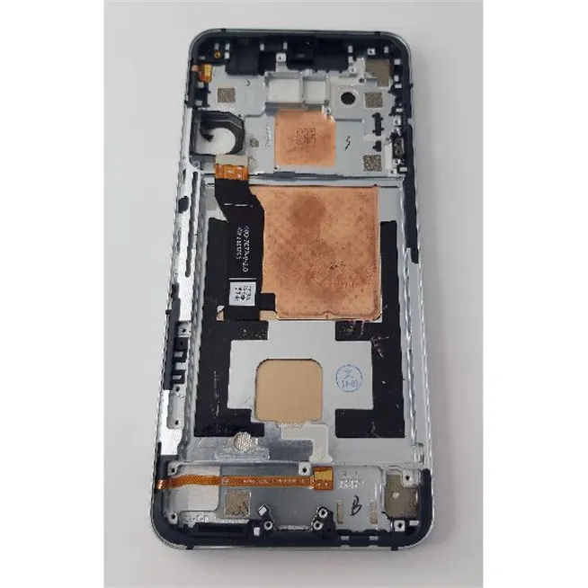 Pantalla lcd mas tactil negro con marco plata para ZTE Nubia Red Magic 7s Pro compatible(tiene reconocimiento faci