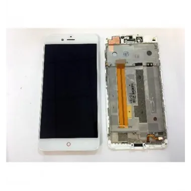 ZTE Nubia Z11 MiniS NX549J pantalla lcd + tactil blanco + marco premium remanufacturado
