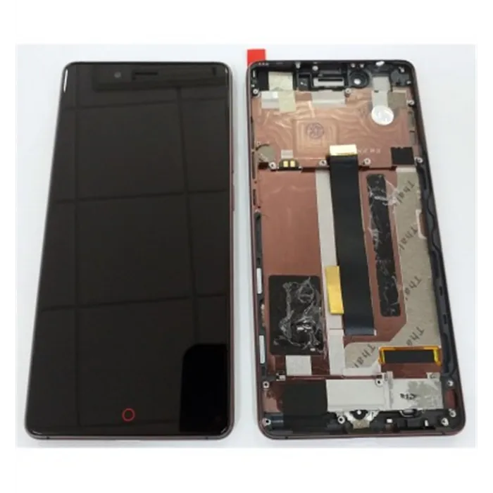 ZTE Nubia Z11 NX531J pantalla lcd + tactil negro + marco cafe premium remanufacturado