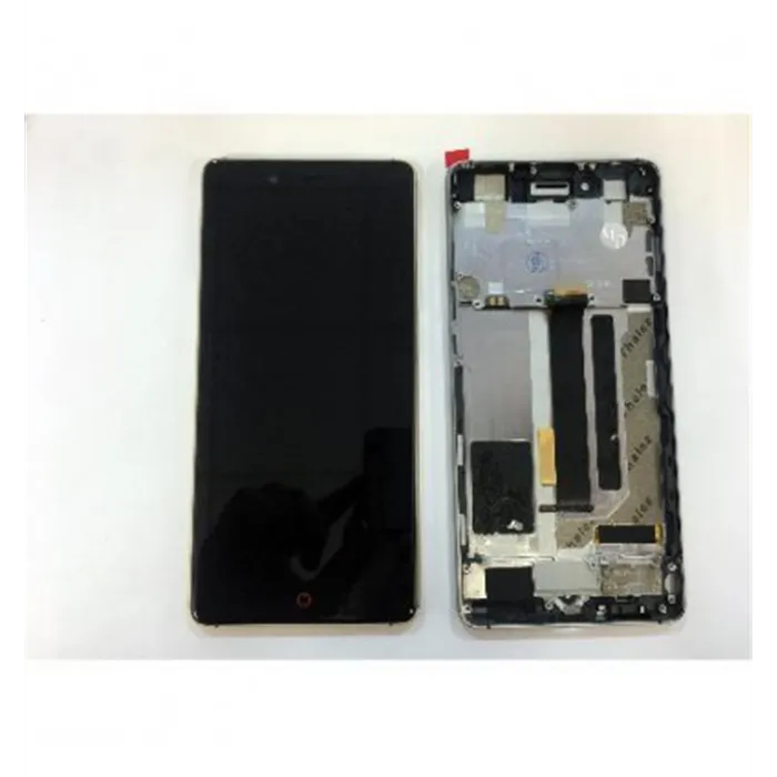 ZTE Nubia Z11 NX531J pantalla lcd + tactil negro + marco dorado premium remanufacturado