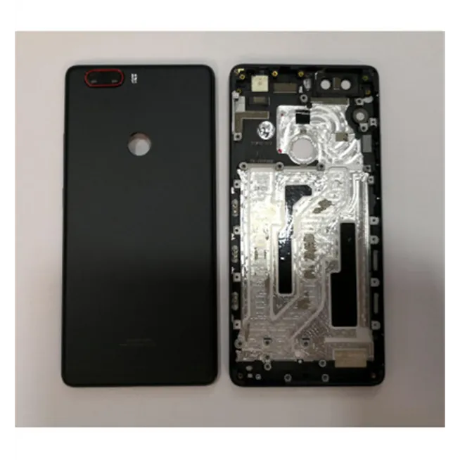 Tapa trasera o tapa bateria negra para ZTE Nubia Z17 NX563