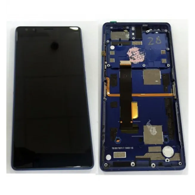 ZTE Nubia Z17S pantalla lcd + tactil negro + marco azul premium