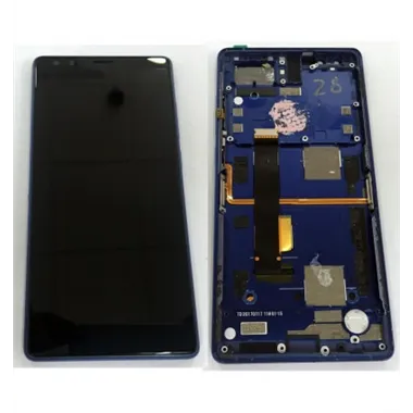 ZTE Nubia Z17S pantalla lcd + tactil negro + marco azul premium