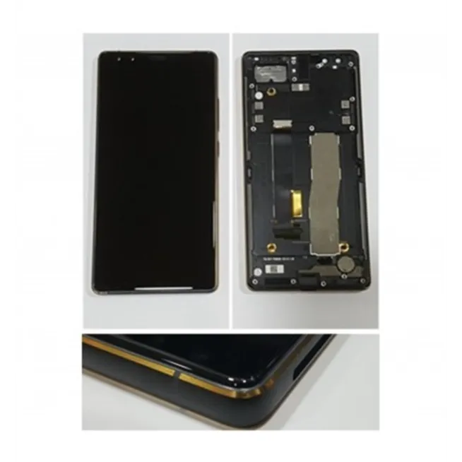 ZTE Nubia Z17S pantalla lcd + tactil negro + marco dorado premium
