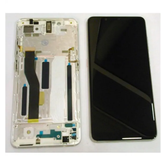 ZTE Nubia Z18 Mini NX611S pantalla lcd + tactil negro + marco plata premium