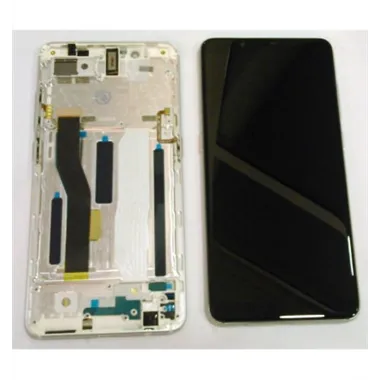 ZTE Nubia Z18 Mini NX611S pantalla lcd + tactil negro + marco plata premium
