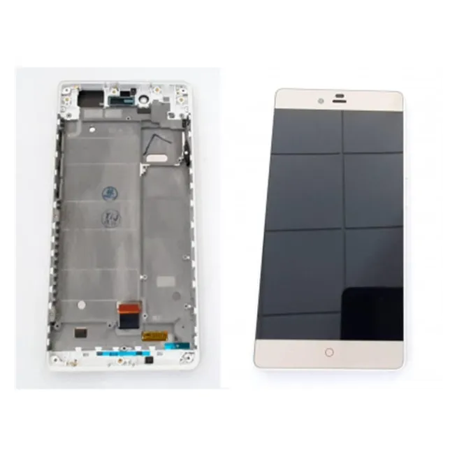Pantalla lcd para ZTE Nubia Z9 Max mas tactil dorado mas marco dorado calidad premium