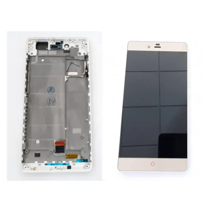Pantalla lcd para ZTE Nubia Z9 Max mas tactil dorado mas marco dorado calidad premium