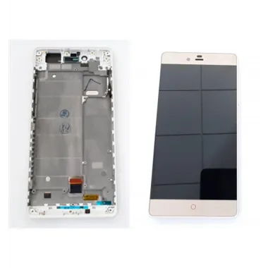 Pantalla lcd para ZTE Nubia Z9 Max mas tactil dorado mas marco dorado calidad premium
