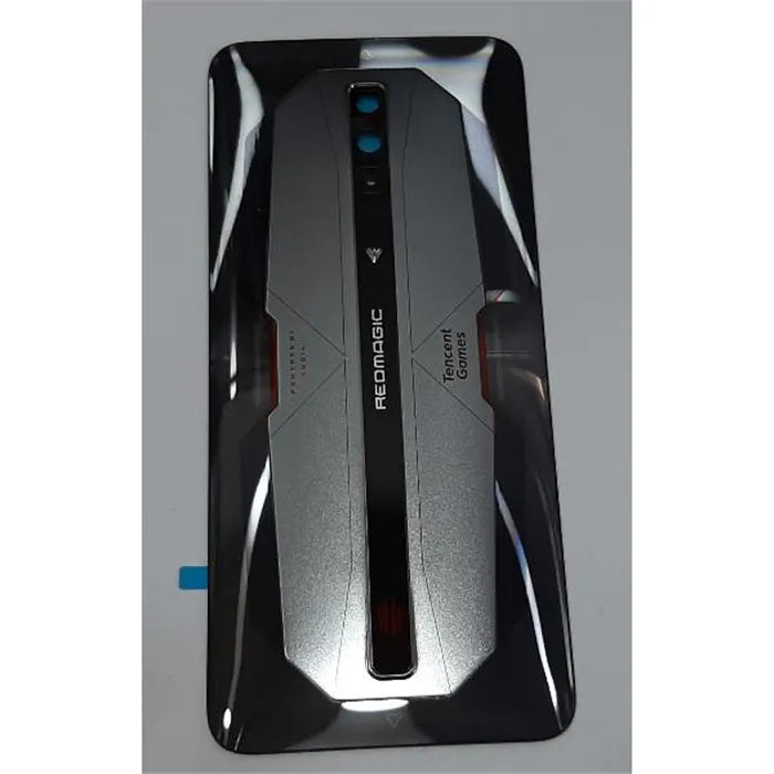 Tapa trasera o tapa bateria plata para ZTE Red Magic 6 Pro