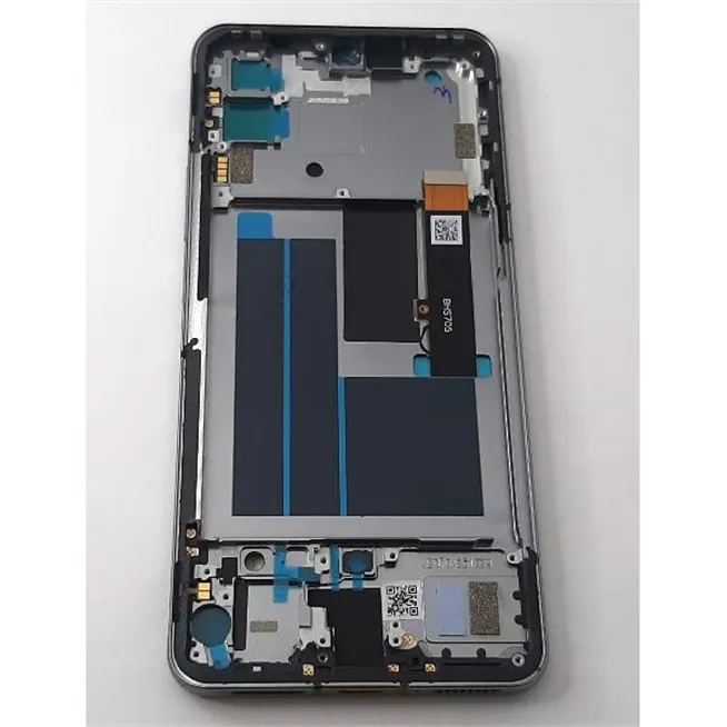 Pantalla lcd para ZTE Red Magic 6R mas tactil negro mas marco plata compatible